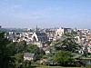 La cathédrale et l'église Sainte-Radegonde de Poitiers vus depuis la collline en face