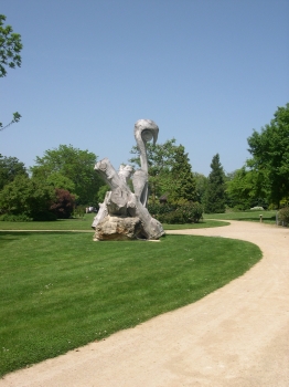 Le cèdre du parc de Blossac, oeuvre de Antoine Thomas
