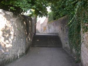 Les escaliers du diable à Poitiers