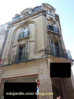 Poitiers, 36 rue Grimaux, 7, façade rue Gambetta