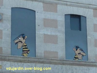 Angoulême, le mur peint de Morris, 3, Joe et William Dalton