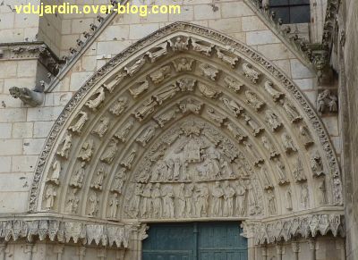 Poitiers, cathédrale, portail de Thomas, 01, vue générale