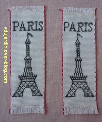 Deux marque-pages tour Eiffel