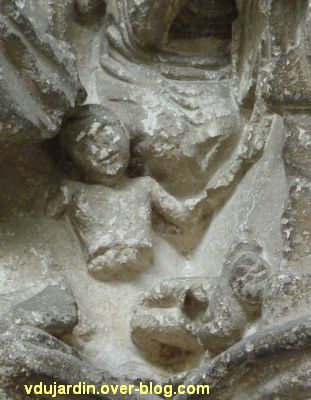 Poitiers, portail Saint-Michel de la cathédrale, gauche, 19, innocents morts