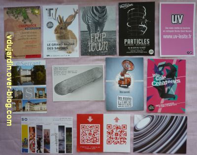 Cartes à publicité collectées par moi-même, à Nantes, 4, les cartes à publicité