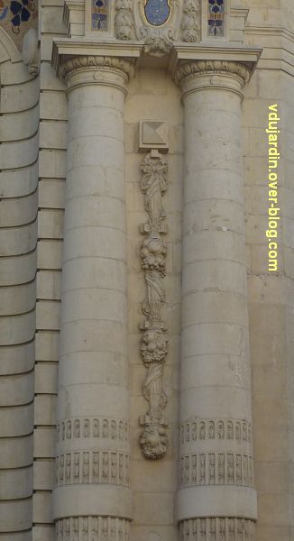 Le Palace à Angers, 5, exemple de colonnes