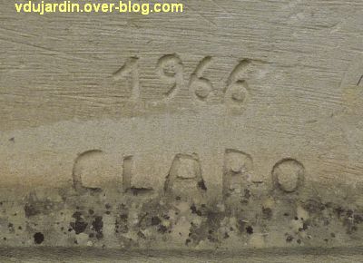 Poitiers, MJC le Local, 3, signature de Claro et date 1966