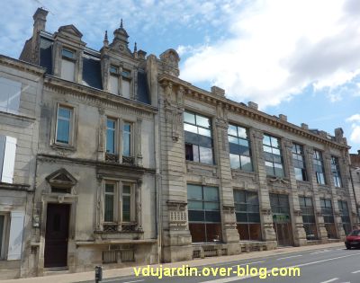 Niort, avenue de la gare, deux immeubles de la fin 19e siècle, 1, les façades