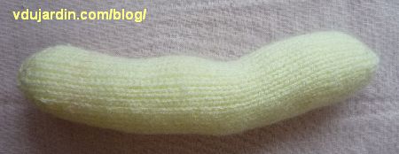 Intérieur d'une banane au tricot