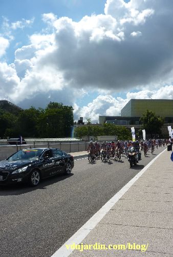Poitiers, championnat de France de cyclisme sur route, 29 juin 2014 sur le viaduc des rocs