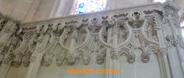 Amboise, chapelle Saint-Hubert, dentelle de pierre