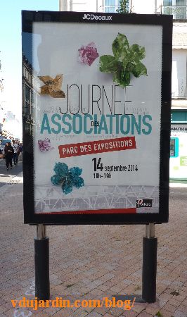 Affiche pour la journée des associations 2014, en ville
