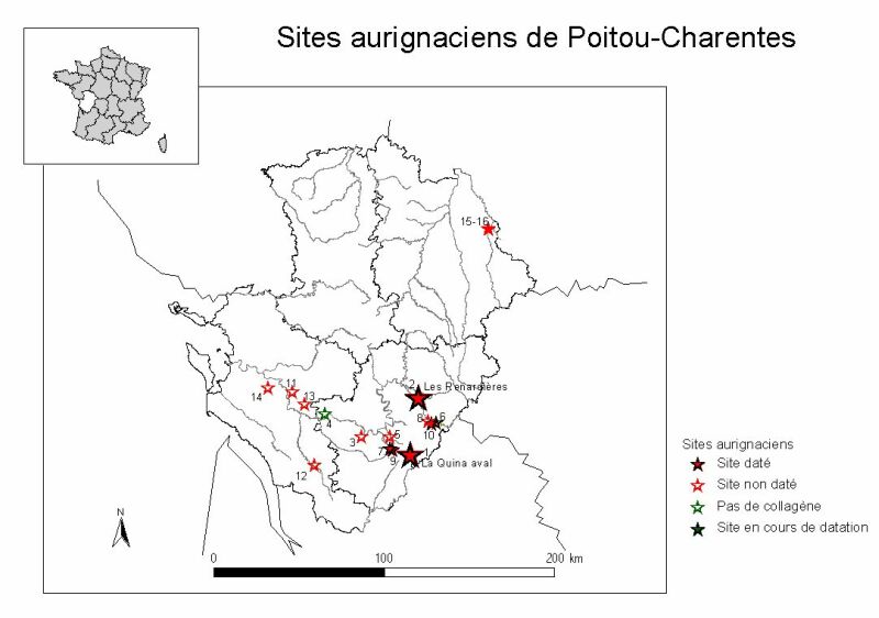 Figure 1 : localisation du site des Renardières, commune des Pins